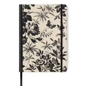 Gucci Herbarium Floral Black and Cream Notebook